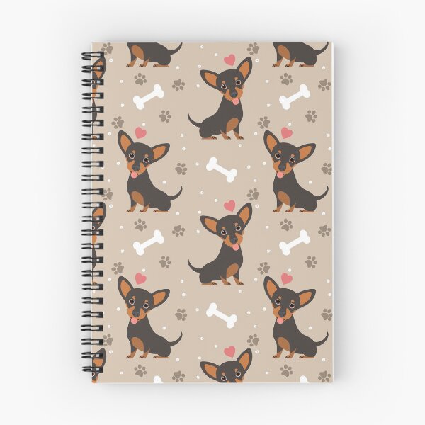 Item preview, LOVE Black and Tan Chiweenie dachshund chihuahua mix designed and sold by Lulupainting.