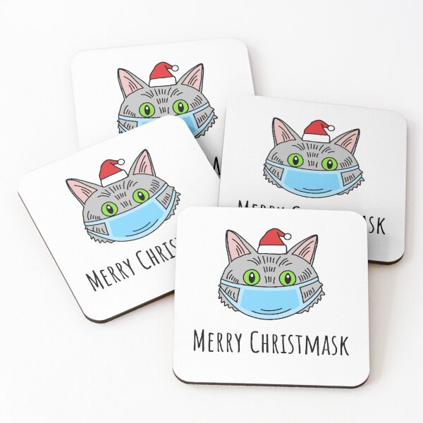 Item preview, Merry Christmask designed and sold by Cat Print.