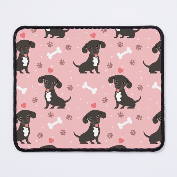 Item preview, LOVE Black and White Chiweenie dachshund chihuahua mix designed and sold by Lulupainting.