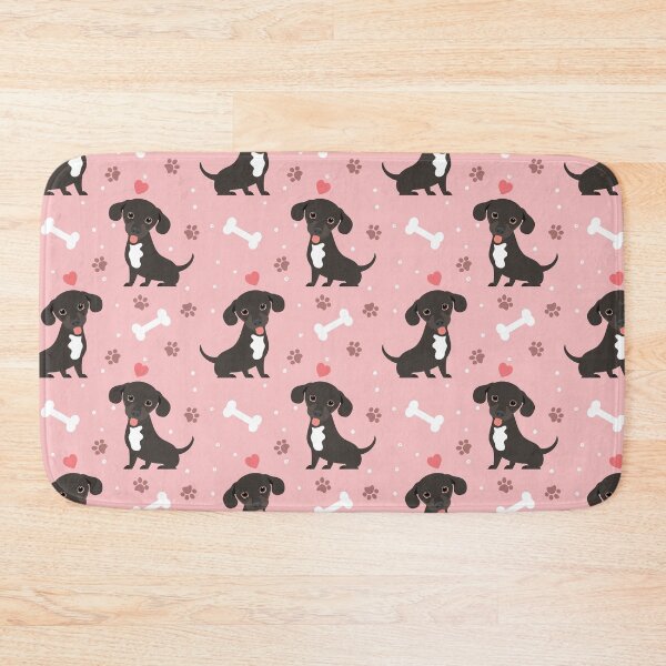 Item preview,  LOVE Black and White Chiweenie dachshund chihuahua mix designed and sold by Lulupainting.