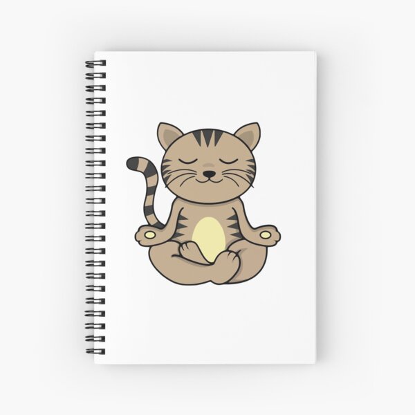 Dj Cat Spiral Notebook by Jayden Bromham - Pixels