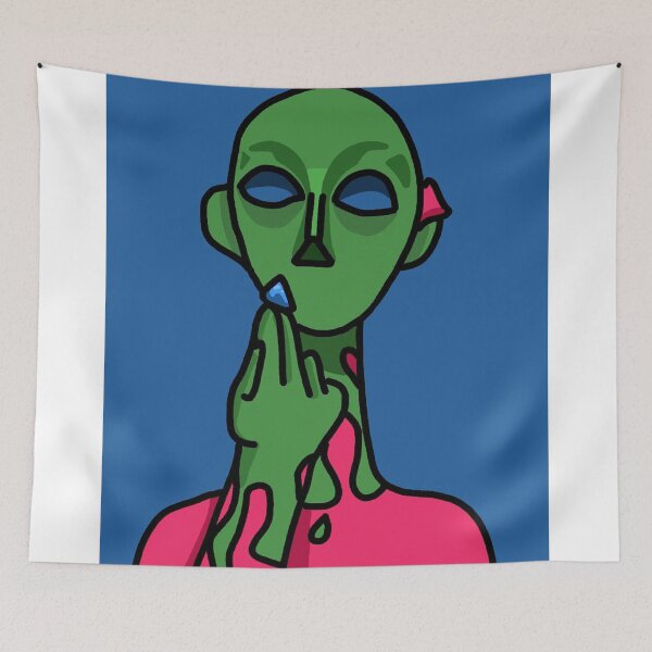 Item preview, Cute art green aliens designed and sold by OneginaEvgenia.