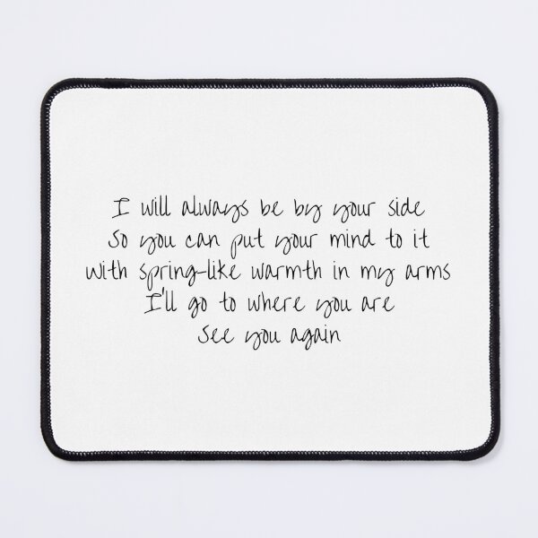 Item preview, B.I. Rebirth Bridge Handwritten Lyrics (English) designed and sold by Aooms123.