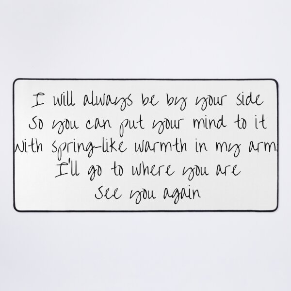 Item preview, B.I. Rebirth Bridge Handwritten Lyrics (English) designed and sold by Aooms123.