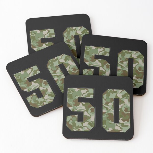 Item preview, Army Camo Number Fifty Veteran Lucky Number 50 designed and sold by Urosek.