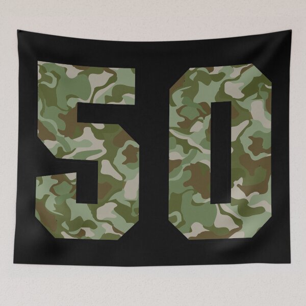 Item preview, Army Camo Number Fifty Veteran Lucky Number 50 designed and sold by Urosek.