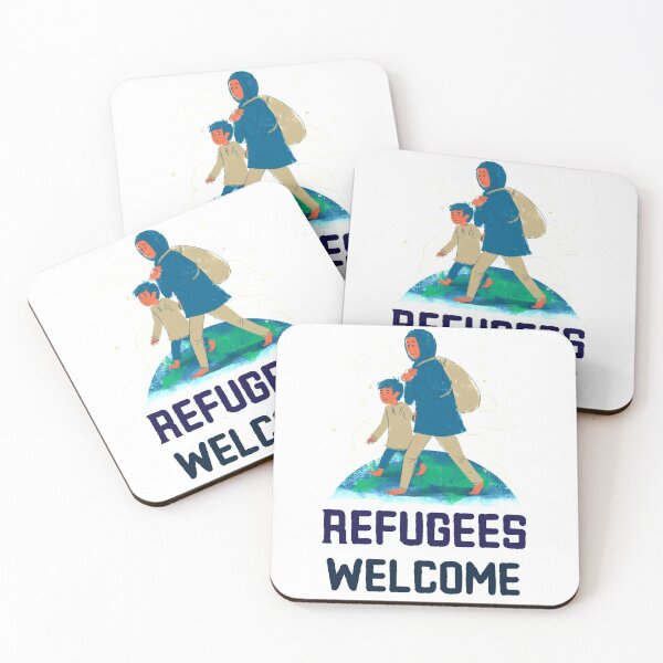 Item preview, Refugees Welcome. Refugee Rights designed and sold by Rebel-Design.