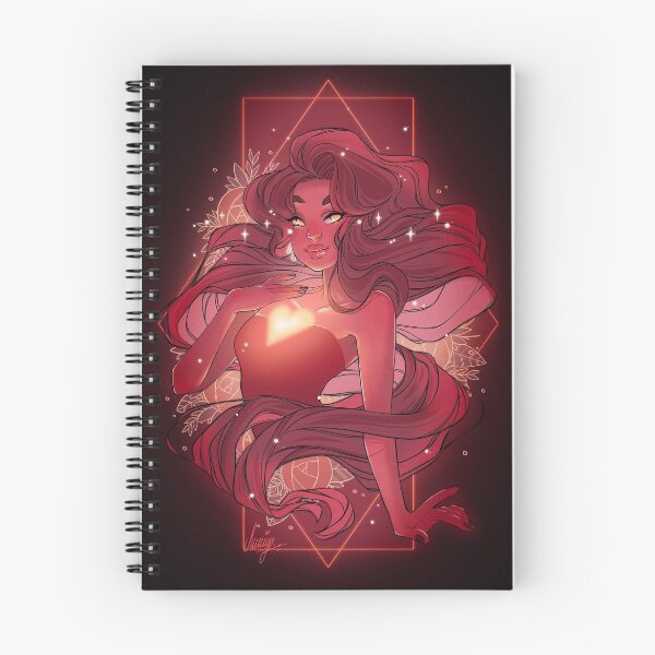 Item preview, Eternal Flame - Elegant Anime Girl with red hair and a heart designed and sold by SumiyaArt.