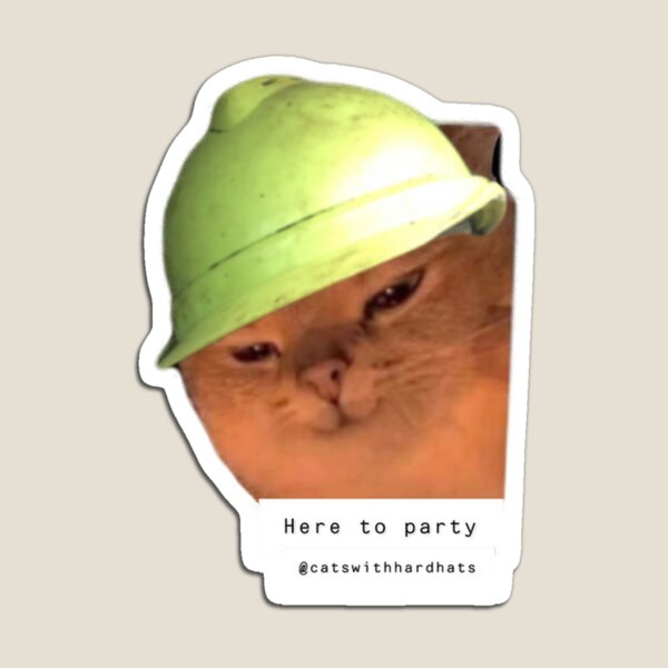 Item preview, Here to Party designed and sold by Catwithhardhat.