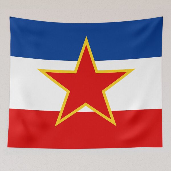 Item preview, Yugoslavia Flag Inspired designed and sold by RevolutionInPaint.