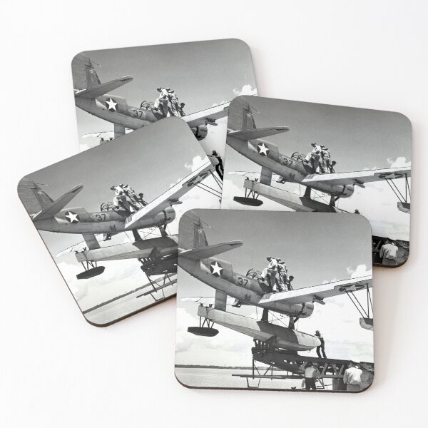 Item preview, WWII US Navy Vought Kingfisher designed and sold by retrophotoworks.