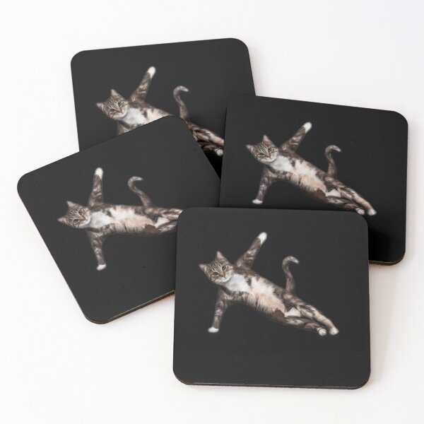 Item preview, Cat Yoga Pose designed and sold by DabGraphic.