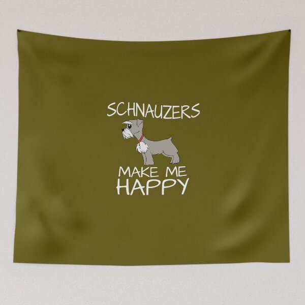 Item preview, Schnauzers Make Me Happy designed and sold by AlwaysAwesome.