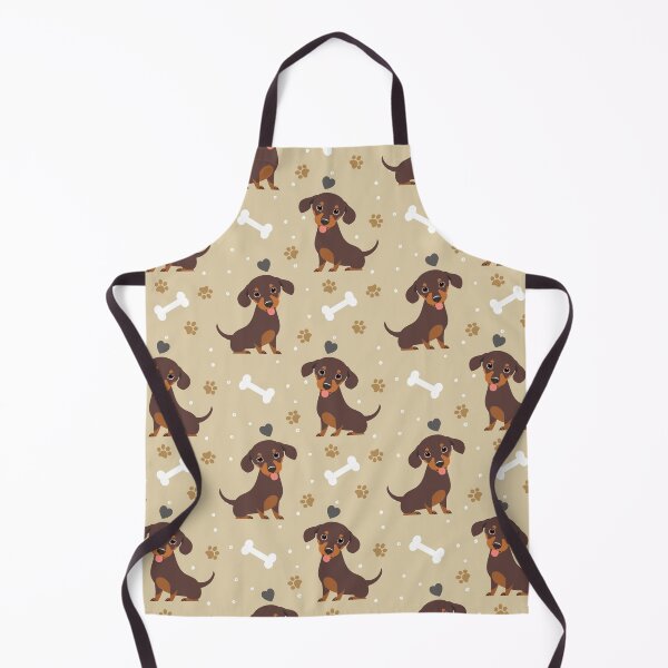 Item preview, LOVE Chocolate Brown Chiweenie dachshund chihuahua mix designed and sold by Lulupainting.