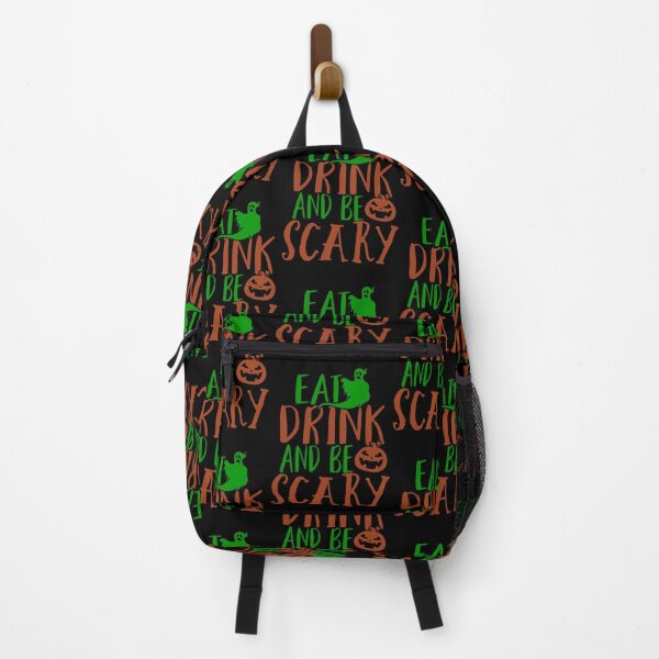 Item preview, Eat drink and be scary Halloween - men/ women /kids Halloween designed and sold by Designs Of all kinds.