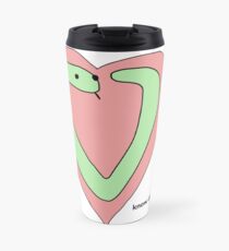 Snek Heart - Kleine Snek Comics Thermobecher
