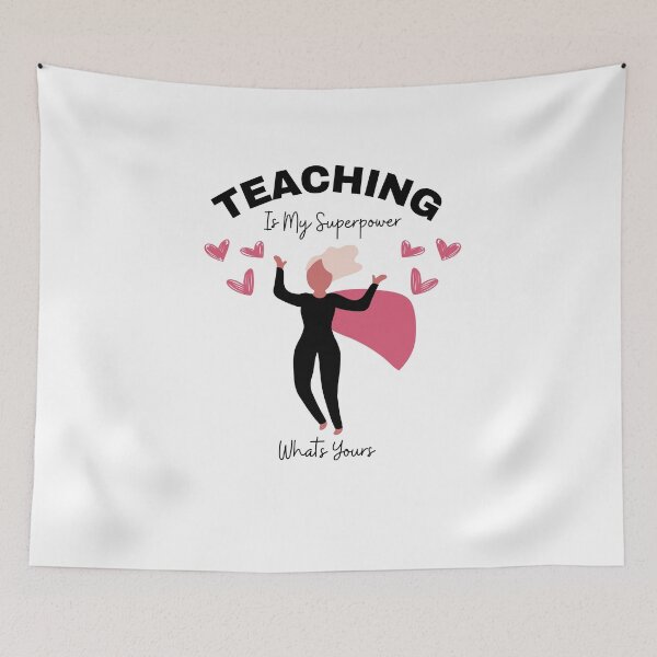 Item preview, Teaching Is My Super Power Whats Yours designed and sold by Tiienda ⭐⭐⭐⭐⭐(1.3k).