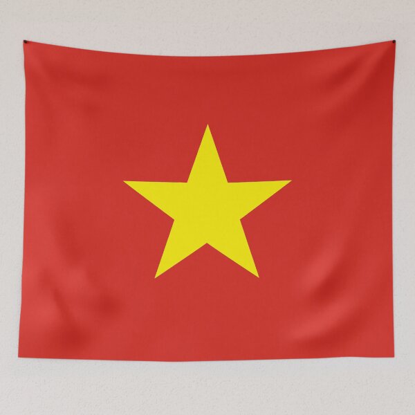 Item preview, Vietnam Flag Inspired designed and sold by RevolutionInPaint.
