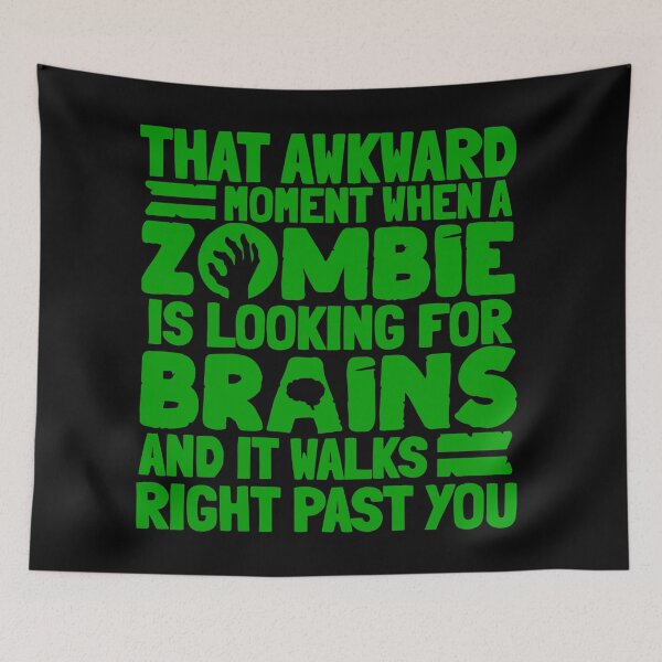 Item preview, Awkward moment zombie walks past you Halloween - men/ women /kids Halloween  designed and sold by Designs Of all kinds.
