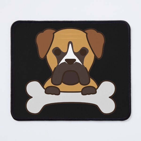 Item preview, Bullmastiff with bone designed and sold by happyfunshop.