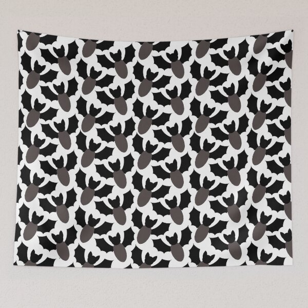 Item preview, Dark grey and black bat pattern  designed and sold by ArtSCPdesign.
