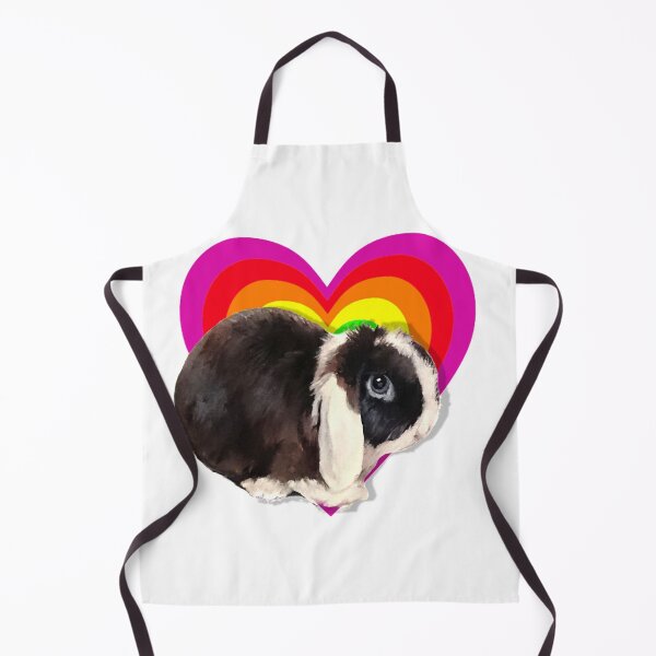 Item preview, Mini lop split painting overlayed in 3D designed and sold by Studio Fluffle.