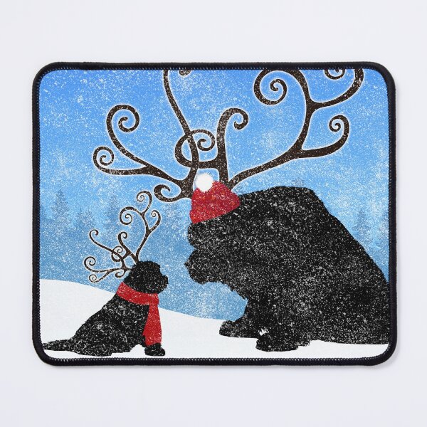 Item preview, Reindeer Newfies designed and sold by Christine Mullis.