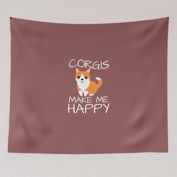Item preview, Corgis Make Me Happy designed and sold by AlwaysAwesome.