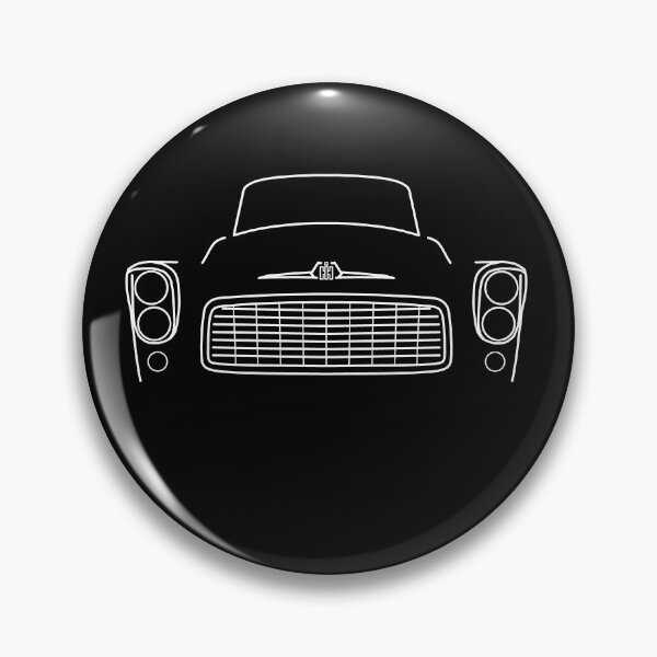 Item preview, International Harvester B Series classic 1950s-60s pickup truck white outline graphic designed and sold by soitwouldseem.