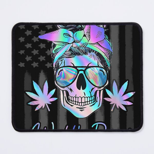 Item preview, Skull World's Dopest Mom Weed Soul Cannabis American Flag designed and sold by cristgilbe.
