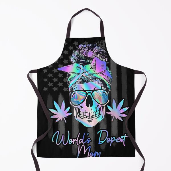 Item preview, Skull World's Dopest Mom Weed Soul Cannabis American Flag designed and sold by cristgilbe.
