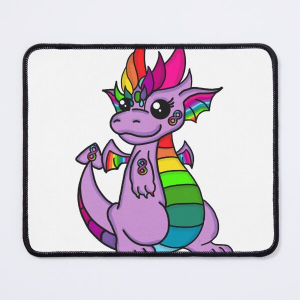Item preview, Neurodivergent dragon   designed and sold by AuDHDesigns AUS .