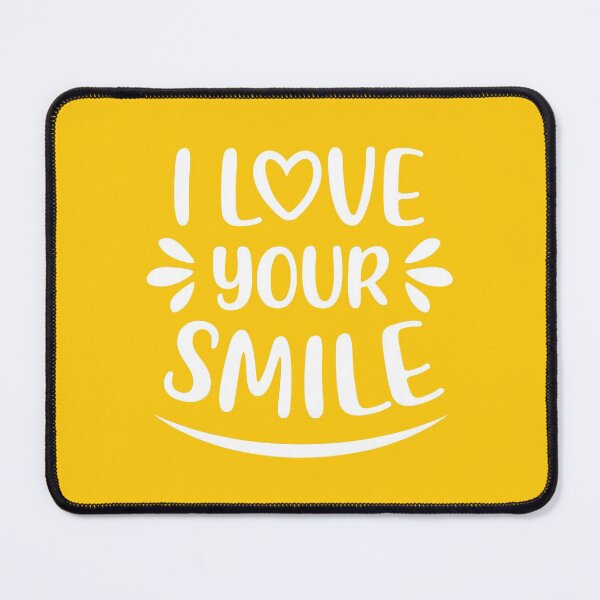 Item preview, I Love Your Smile (Yellow BG) designed and sold by FilipeFerreira.