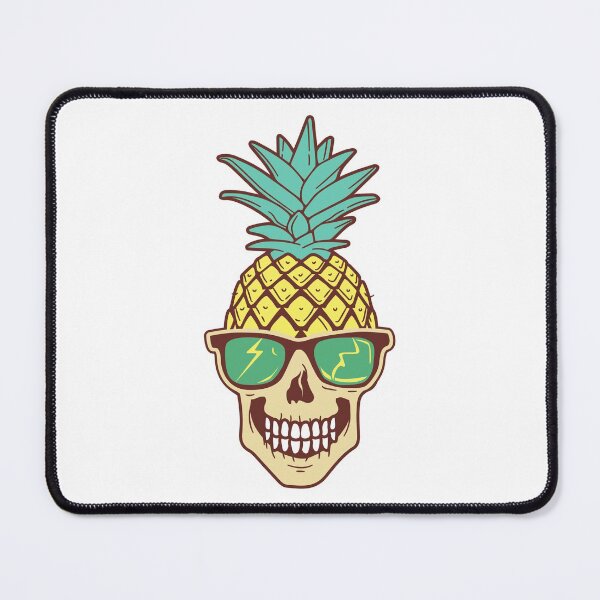Item preview, Vintage Summer Pineapple Skull designed and sold by VintageRealm.