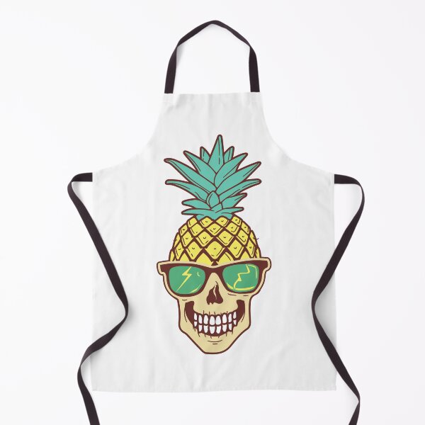 Item preview, Vintage Summer Pineapple Skull designed and sold by VintageRealm.