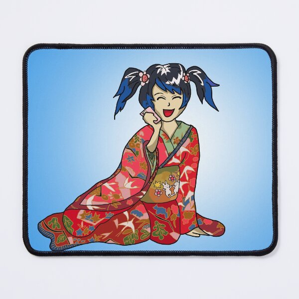 Item preview, Kawaii cute kimono girl designed and sold by CuisineCat.