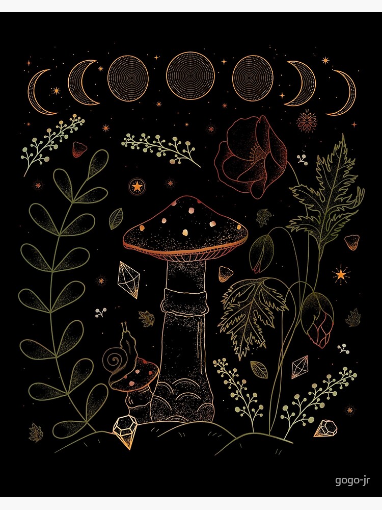 Goblincore Aesthetic Mushroom iPhone 13 Case by Bastav - Fine Art America
