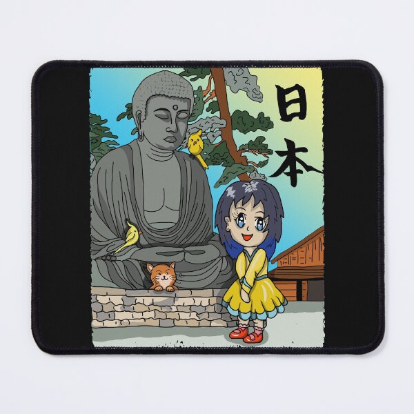 Item preview, Kawaii big Buddha with kanji designed and sold by CuisineCat.