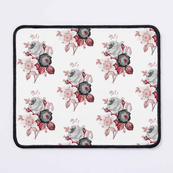 Item preview, Red Alt of Anemone and Cabbage Rose Painting  designed and sold by DaphneKstudio .