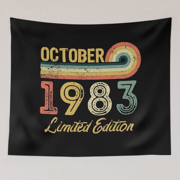Item preview, Retro Vintage 38th Birthday - Born in October 1983 designed and sold by meedTee.
