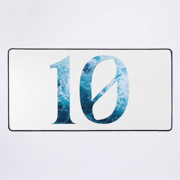 Item preview, Ocean Waves Number 10 designed and sold by LiveAndGlow.