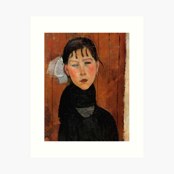 Item preview, Portrait of a woman by Modigliani designed and sold by Vintage Designs +.