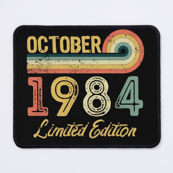 Item preview, Retro Vintage 37th Birthday - Born in October 1984 designed and sold by meedTee.