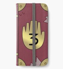 Schwerkraft fällt // Journal 3 iPhone Flip-Case/Hülle/Klebefolie