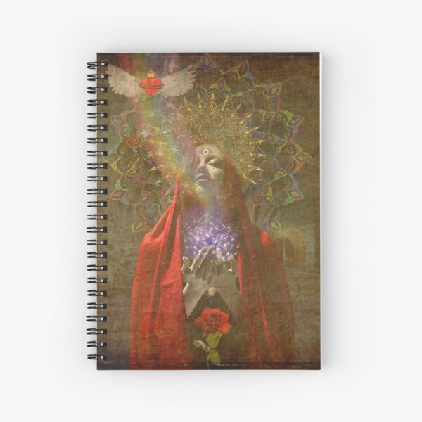 Priestess - Mary Magdalene Spiral Notebook