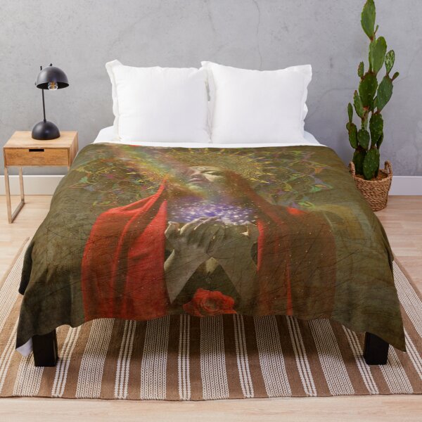 Priestess - Mary Magdalene Throw Blanket