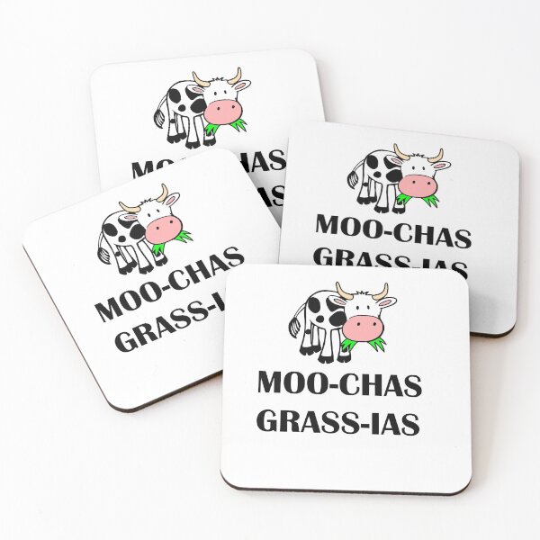 Item preview, MOO-CHAS GRASS-IAS (Muchas Gracias) designed and sold by rimbuy.