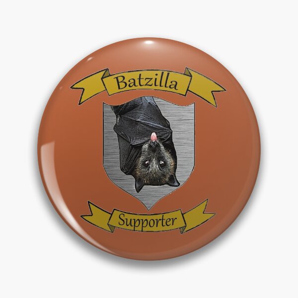 Item preview, Batzilla - Batzilla Supporter! (rusty clay) designed and sold by batzilla.