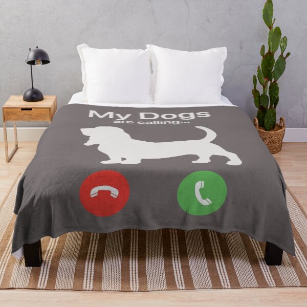 Item preview, My Dogs Are Calling - Bassett designed and sold by FiaFiaPress.