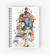 Studio Ghibli Characters Spiral Notebook